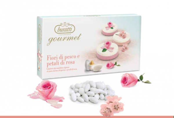 buratti - gourmet fiori pesco petali rosa